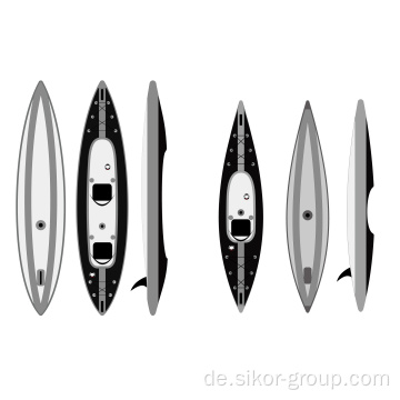 Großhandel anpassbar 2 Personen Tandem Boot Twin Chamber Tropfenstichküste aufblasbare Kanu aufblasbarer Kajak